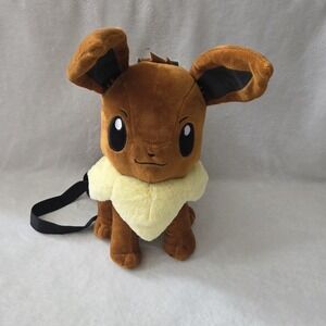 Pokemon Eevee Plush Stuffed Animal Backpack Bag FAB NY  12.5" NWOT